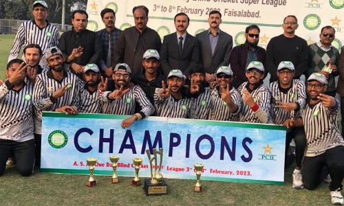 Baluchistan win the title of A S Ali Blind Cricket Super League 2023