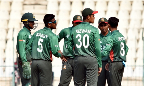 Under-19: Parvez Jibon and Ahrar Amin hand Bangladesh 4-wicket win