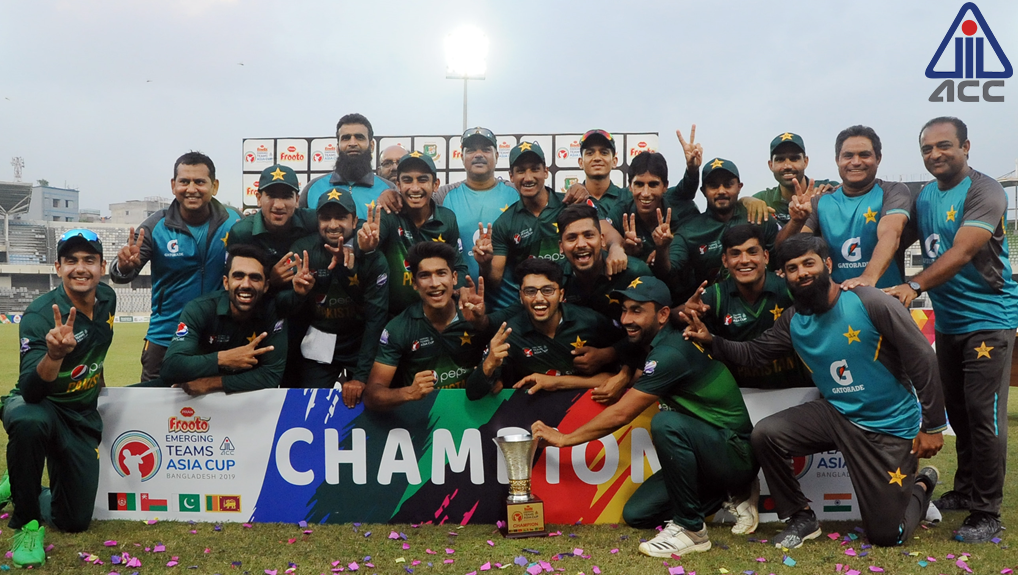 Rohail’s century earns Pakistan ACC Emerging Teams Asia Cup 2019 trophy