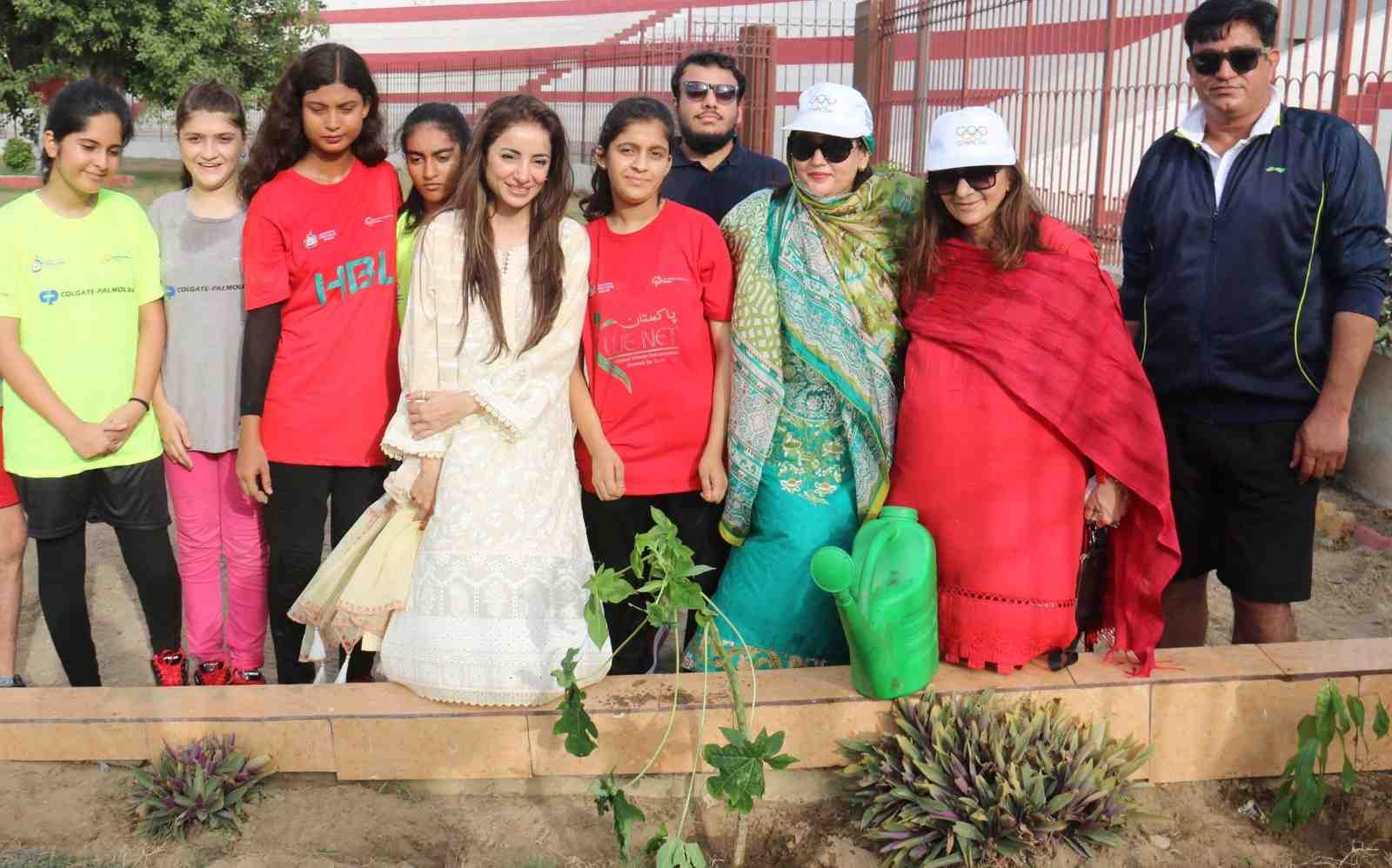 A tree-plantation drive organized by POA at KPT Sports Complex