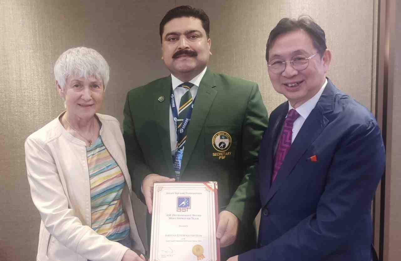 Pakistan Earns "Asian Squash Federation Development Award"