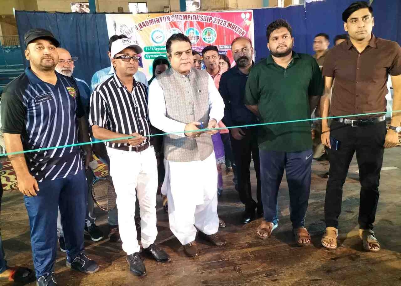 Commissioner Multan inaugurates Punjab Badminton Championships