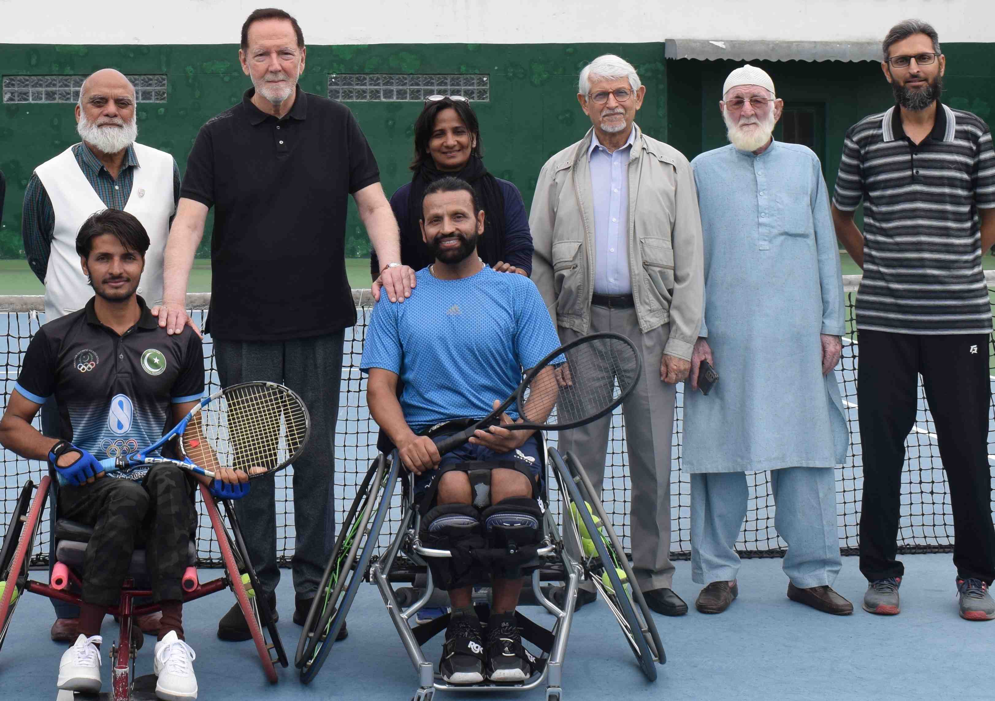 President PTF Salim Saifullah visits wheelchair tennis camp