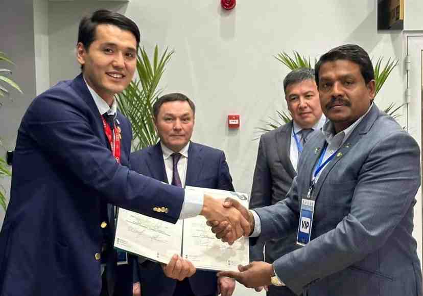 SVP Pakistan Taekwondo Federation Aoun Abbas visits Astana