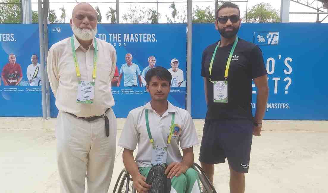 Two-man Pakistan Wheelchair Tennis Team reached Thailand