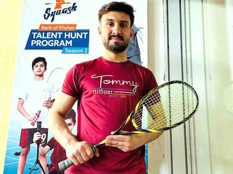 Rising KPK Squash player Mohammad Shayan hopes for a bright future