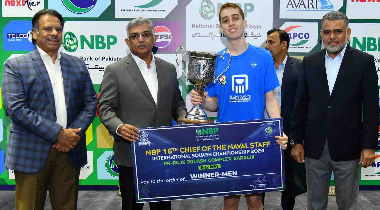 CNS Squash Championship concludes: Mohammad Zakaria wins title