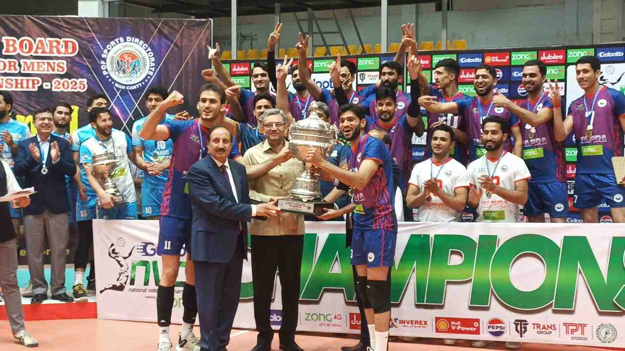 Pakistan WAPDA lift National Men’s Volleyball Championship 2025 title