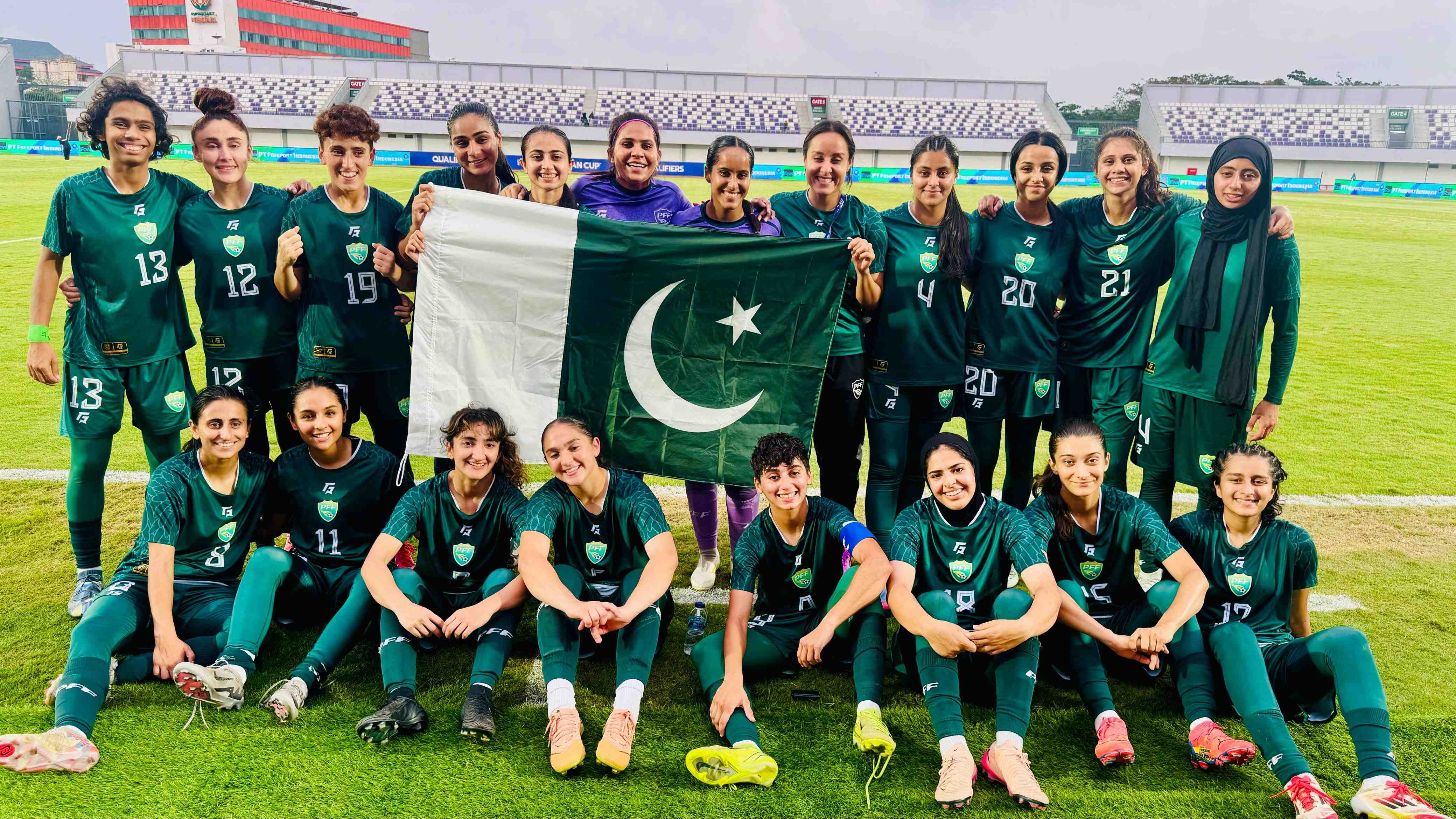 Pakistan women beat Kyrgyzstan to secure second position in AFC Qualifiers
