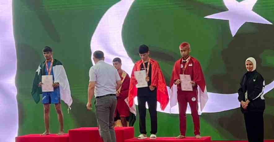 Asian MMA Championship: Mohammad Saqib Wins U18 Silver medal