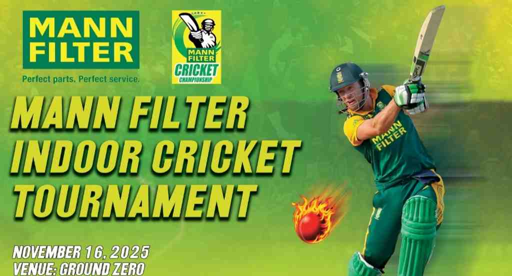 Mann Filter Indoor Cricket Championship to start Karachi on November 16