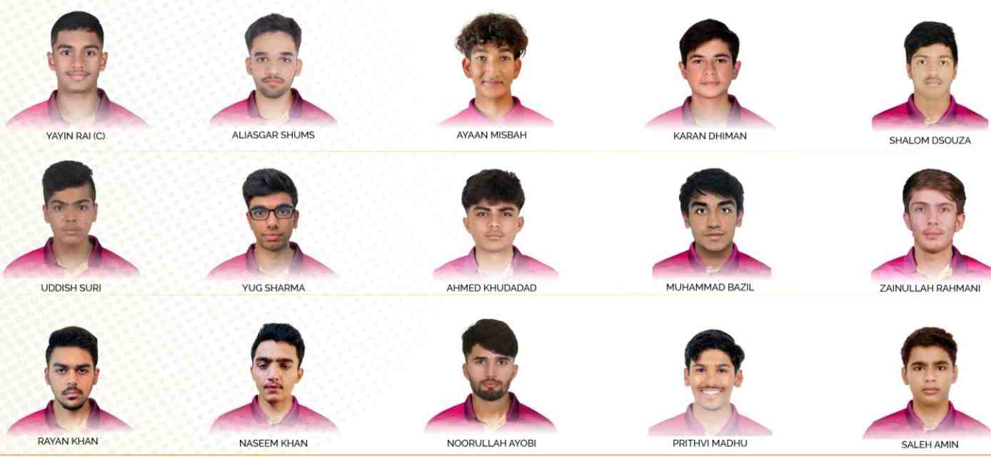 UAE’s 15-member squad announced for Men’s U19 Asia Cup