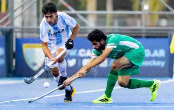 Argentina players teach lesson to Pakistan hockey