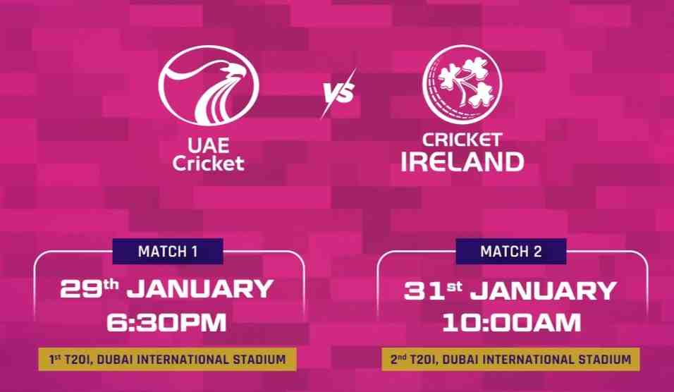 Mohammad Waseem to lead UAE in two-match T20I series against Ireland