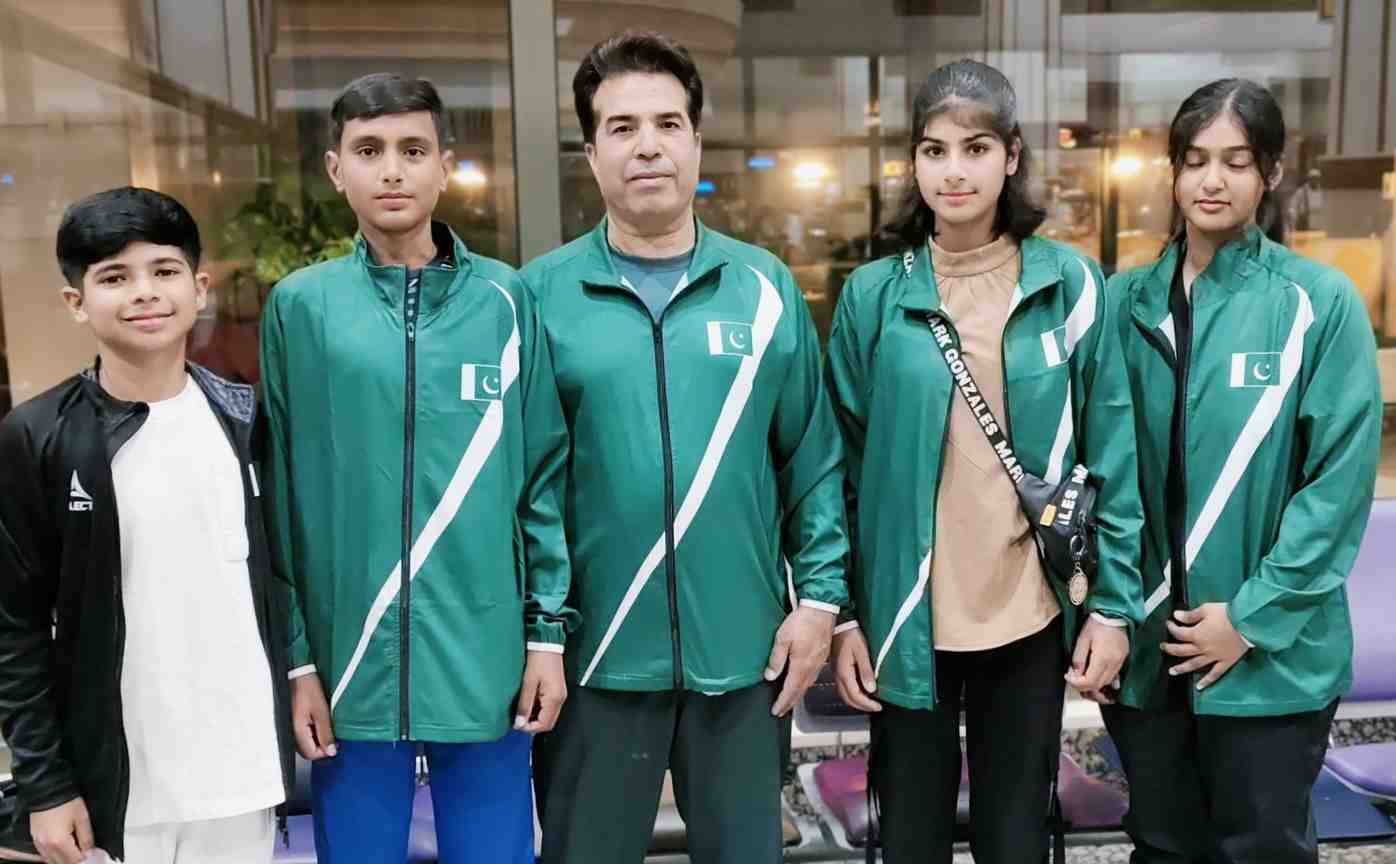 Pakistan U14 2 Boys and 2 Girls Depart for Cambodia for ITF Asia