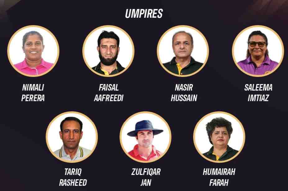 Match officials announced for Pakistan v Zimbabwe women’s series