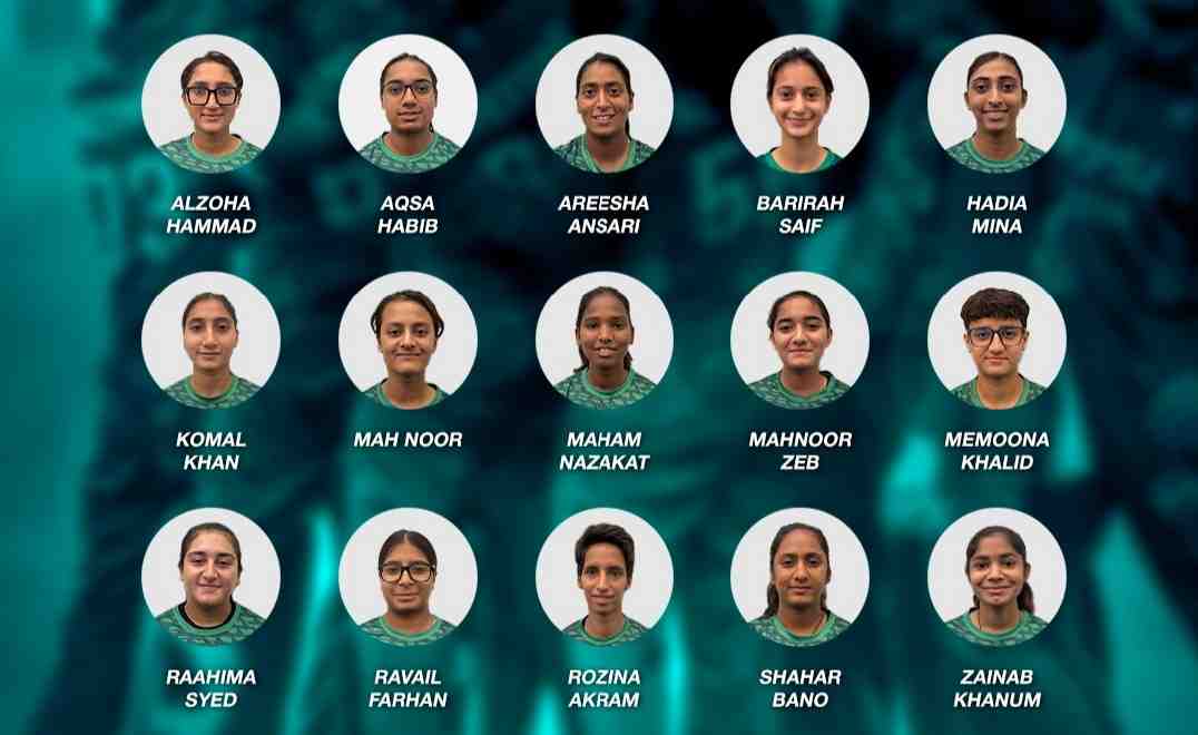 Pakistan Women's U19 squad announced for South Africa series