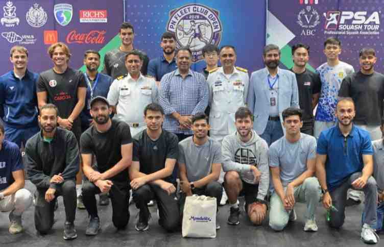 PN Fleet Club Open International Squash Championship starts in Karachi