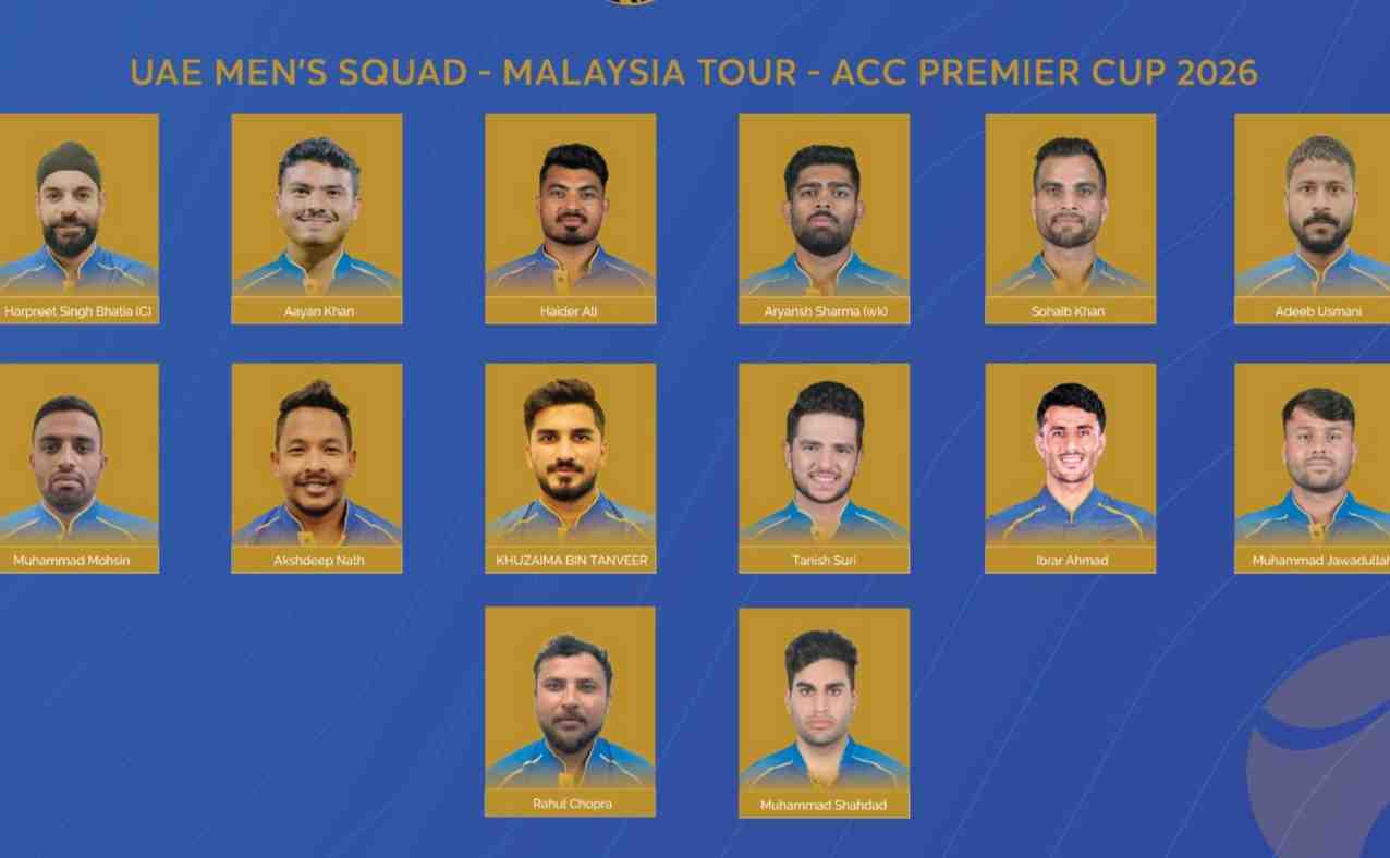 Harpreet Singh Bhatia to lead UAE in ACC Men’s Premier Cup 2026