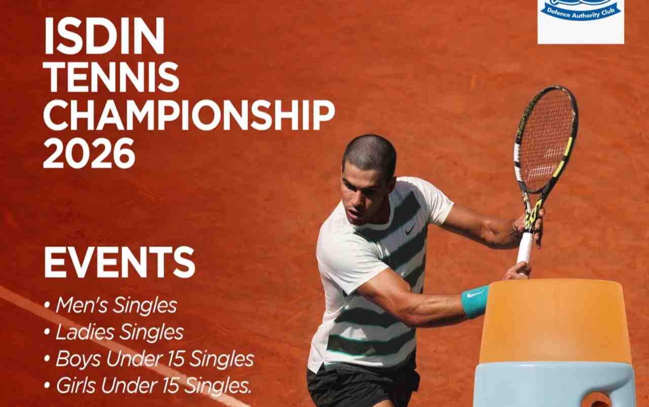 ISDIN Sindh Ranking Tennis Championship to start on September 18, 2026