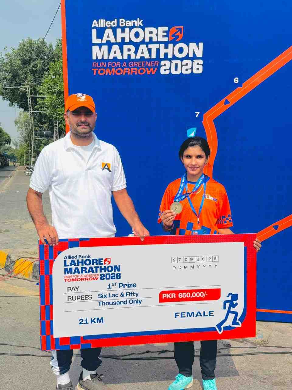 Gonish Batool wins National Half Marathon Race, pockets Rs 0.65 million