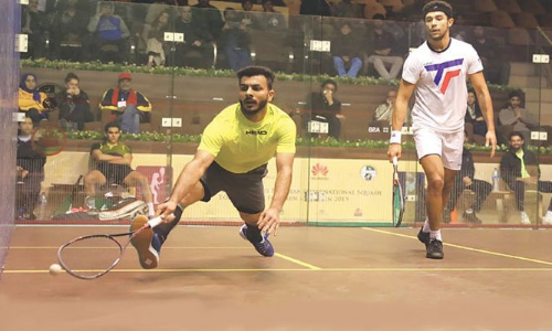 Squash: Top seed Tayyab moves second round comfortably