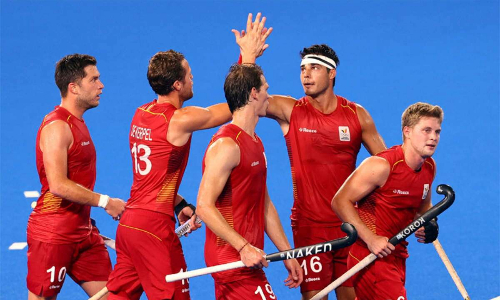 Glorious homecoming Olympic champions Belgium