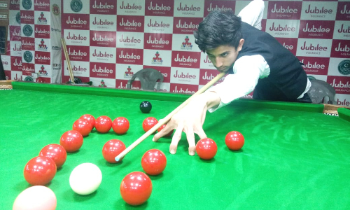 Under-16 Snooker: Hamza, Shabban and Adnan move into quarterfinals