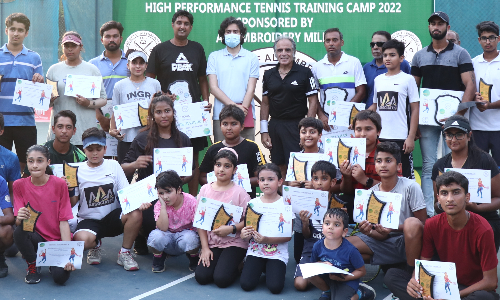 First-ever High Performance Tennis Training Camp concludes