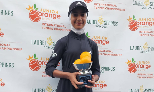 Haniya creates history by qualifying for semifinals at Orange Bowl