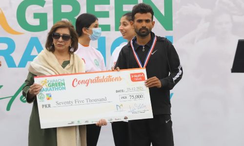 Ali Sohail wins 10-Kilometer Karachi Green Marathon