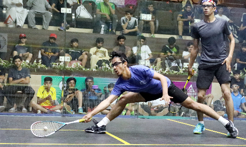 National Junior Championship in full swing at Mushaf Squash Complex Islamabad