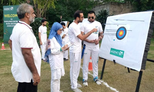 All Pakistan Blind Archery Championship 2021 starts in Rawalpindi