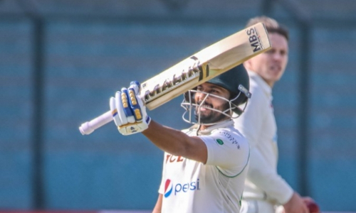 Saud Shakeel hits maiden century: Kiwis strike back with late wickets