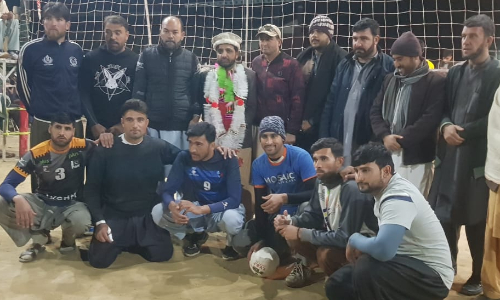 Gandaw Mohammad Shah Club win volleyball final