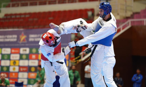 Egyptian Sherif Khairi and Iranian Danial Bozurgishoob clinch golds