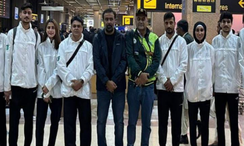 Pakistan athletes arrive in Dubai to participate in Al- Fujairah Open