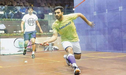 Tayyab places top seed in PSF International Squash Tournament