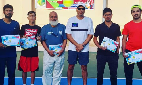 Reza Mirza Tennis Academy League: Farhan Altaf claims top position