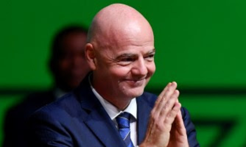 Gianni Infantino re-elected by acclamation at historic FIFA Congress