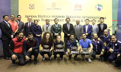 International squash tournament, Tayyab Aslam clinches the title