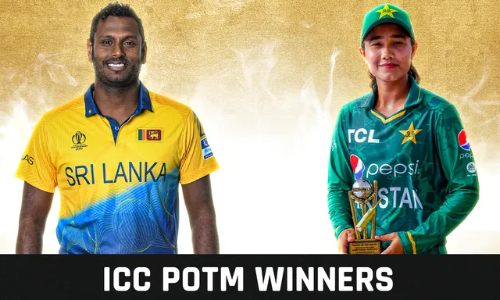 Angelo Mathews and Tuba Hassan crowned ICC Players of the Month for May