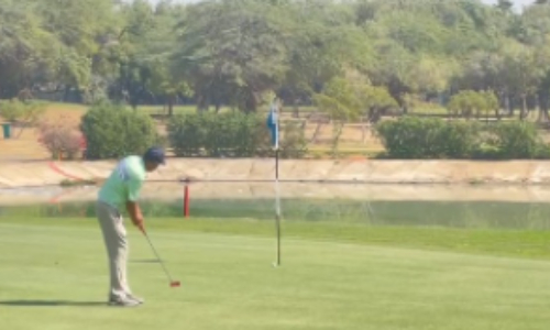 Pakistan Open Golf Championship: Title holder Shabbir Iqbal claims vital lead on third day